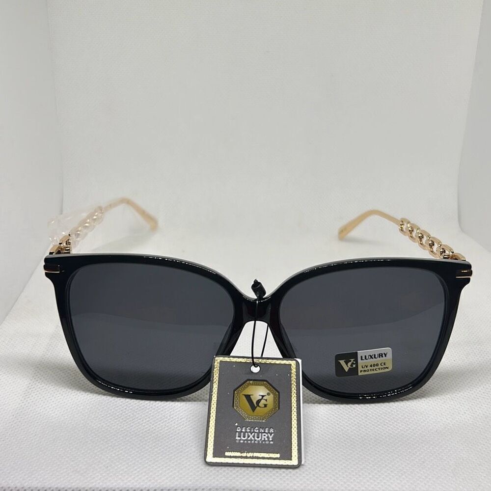 VG Black Chain Sunglasses - Picture 2 of 3
